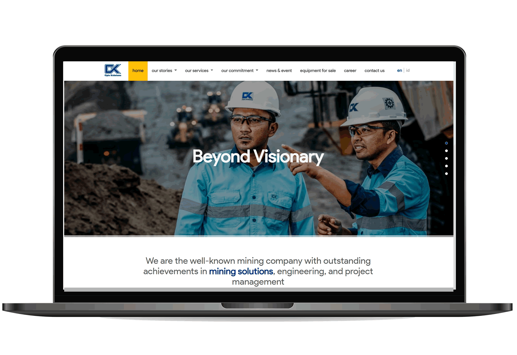 Website Company Profile - Cipta Kridatama